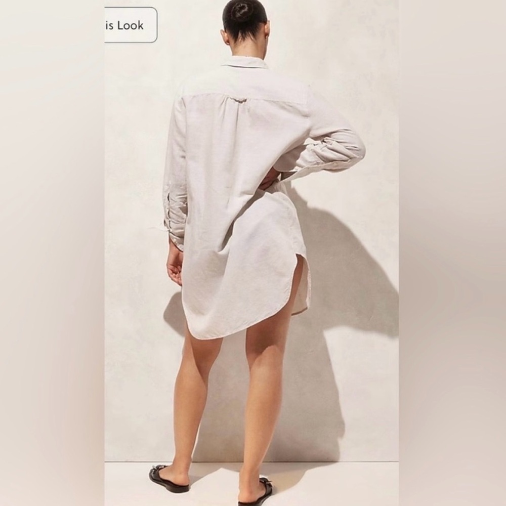 NWT J.Crew Relaxed Fit Shirt Linen Cotton Blend Sheer White Size XXS SEE PICS - Picture 2 of 13